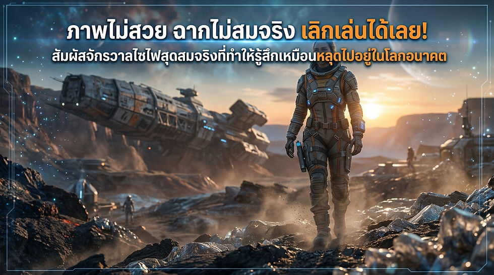 ภาพไม่สวย ฉากไม่สมจริง เลิกเล่นได้เลย! สัมผัสจักรวาลไซไฟสุดสมจริงที่ทำให้รู้สึกเหมือนหลุดไปอยู่ในโลกอนาคต