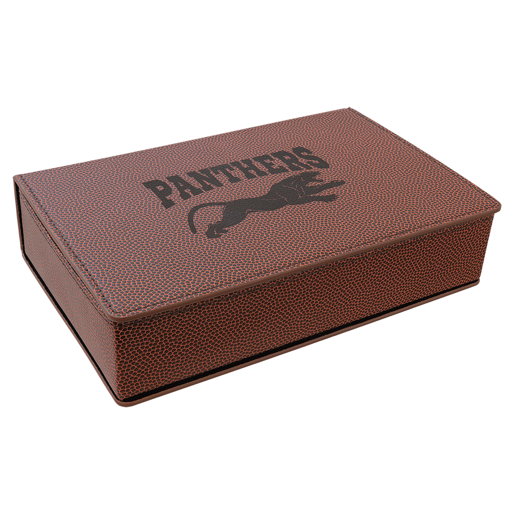 6 oz. Football Engravable Leatherette Flask Gift Set