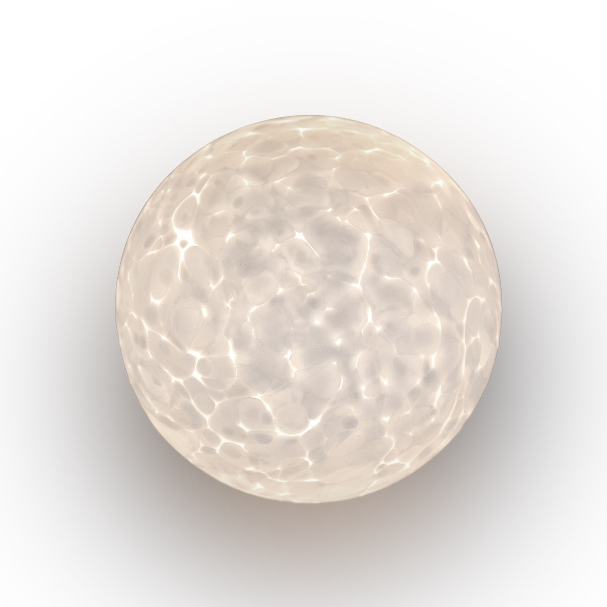 Big Ceiling Globe Lamp ø18cm - White