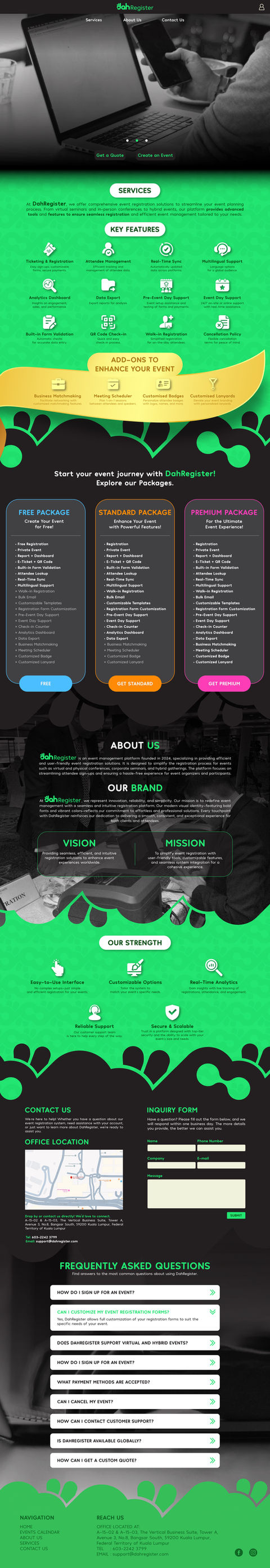 Website design