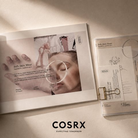 COSRX(코스알엑스) - 글로벌 브랜딩 프로젝트 북, 스토리텔링, 브랜디드 콘텐츠, 에디토리얼 디자인