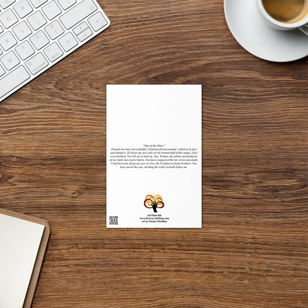 Thumbnail: Day of the Omer Note Card