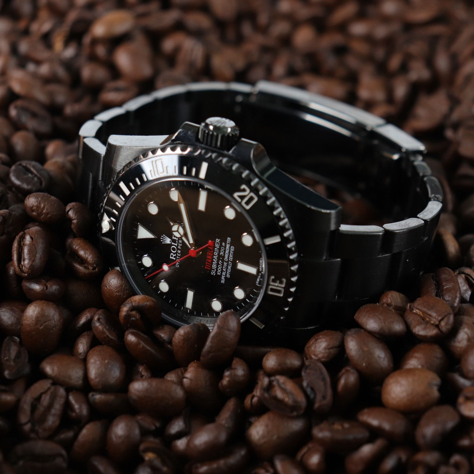 Rolex x Titan Black Submariner Ref. 114060LN