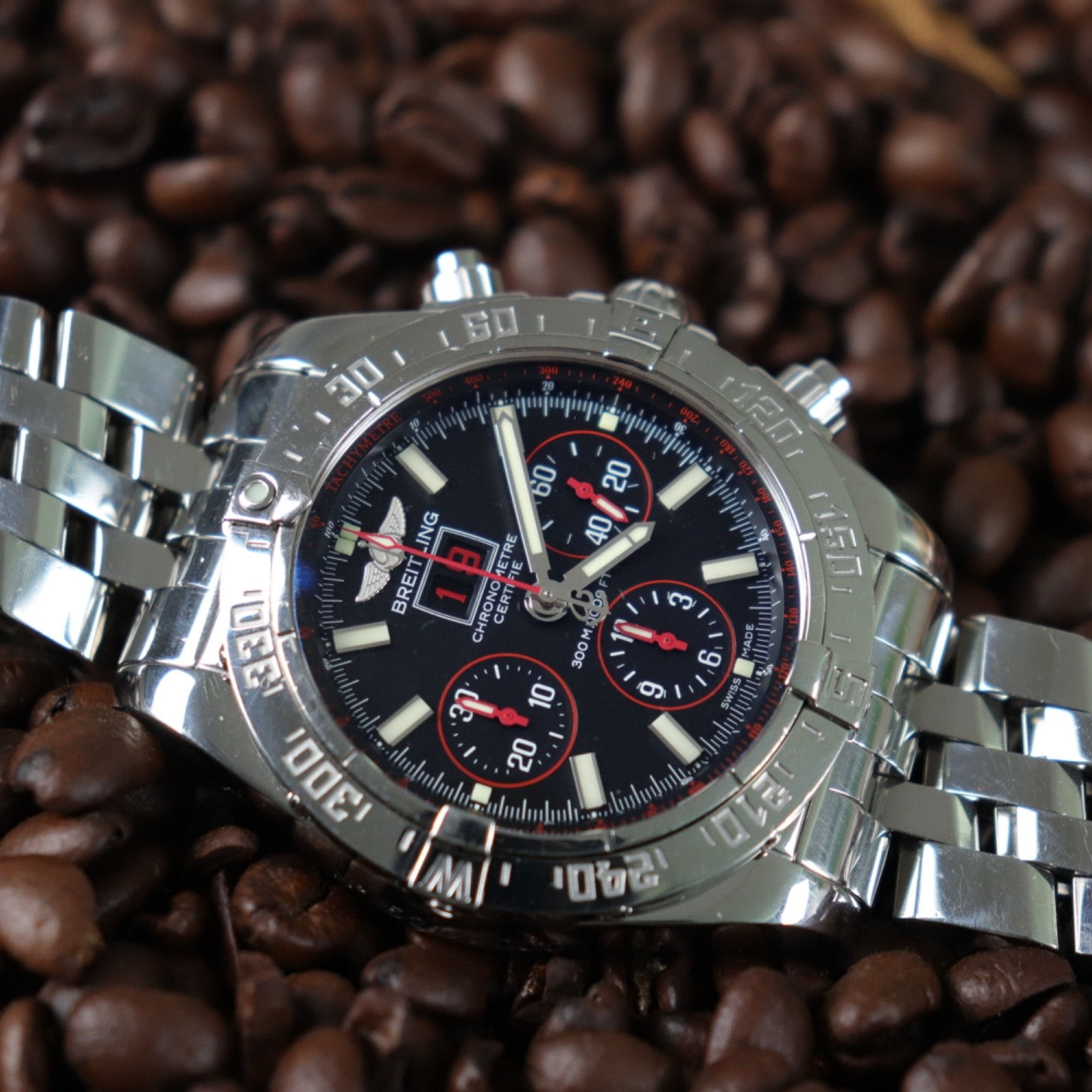 Breitling Chronomat Blackbird Red Strike Ref. A44359