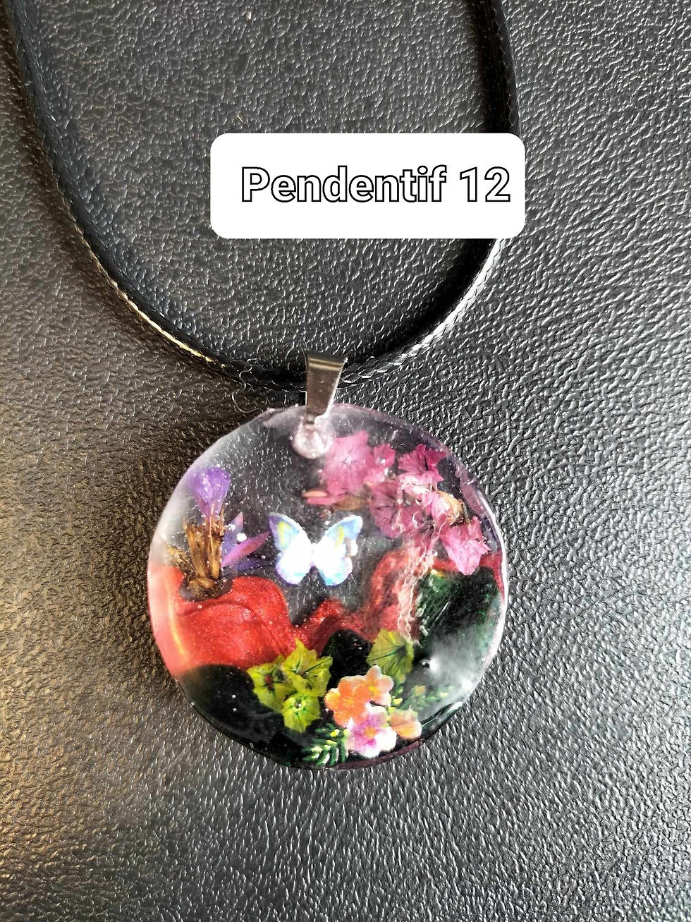 Miniature : PENDENTIFS * Les petites résines de Corinne RESINE EPOXY ou UV