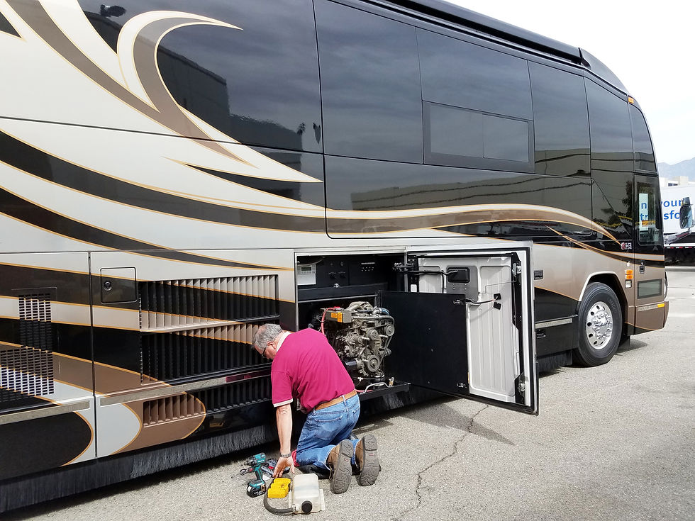 RV Generator Servicing