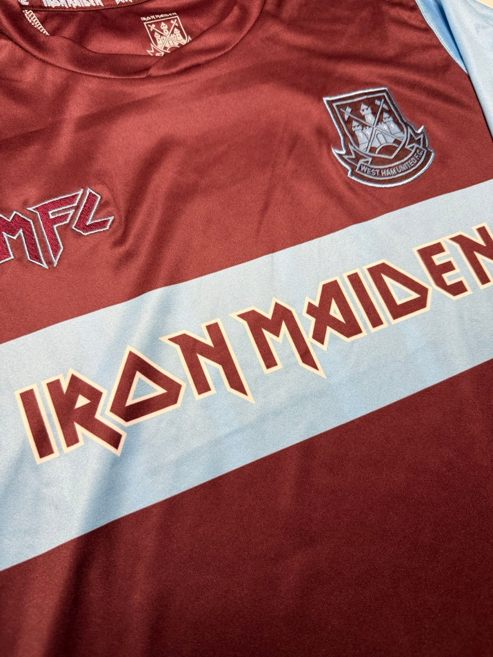 Thumbnail: Iron Maiden x West Ham United 2019 #11 - Jersey Size M (Used, Second Hand)