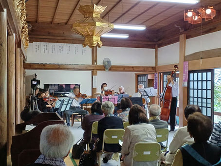 近くのお寺(浄福寺さま)の降誕会にお参りさせていただきました