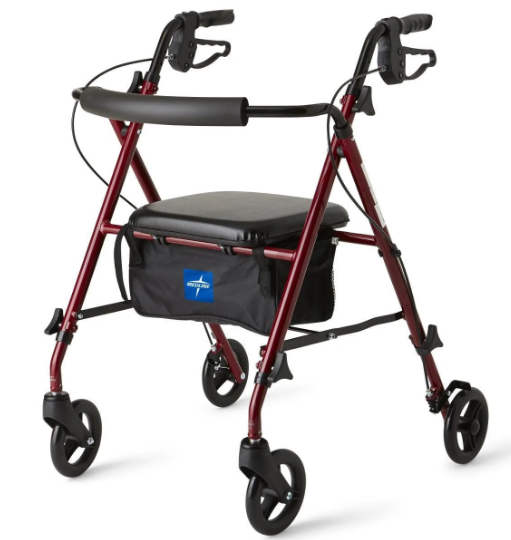 Best Lightweight 4 Wheeled Walker: Medline Freedom Superlight RollatorBest Lightweight 4 Wheeled Walker: Medline Freedom Superlight Rollator