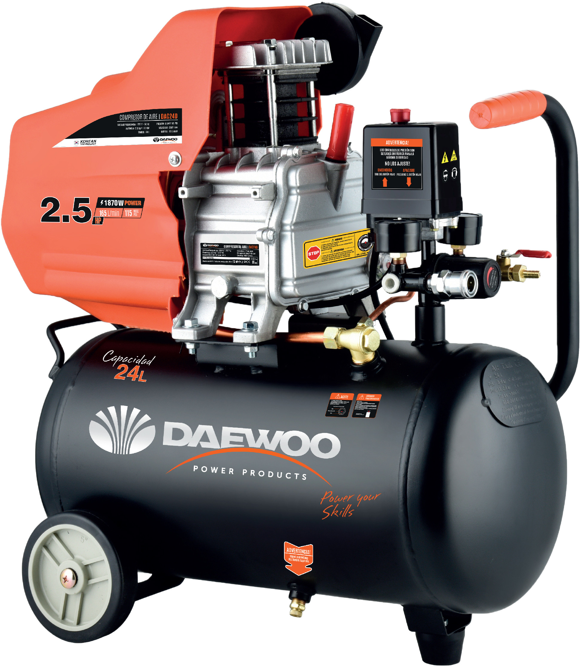 DAEWOO 24 Liter Air Compressor