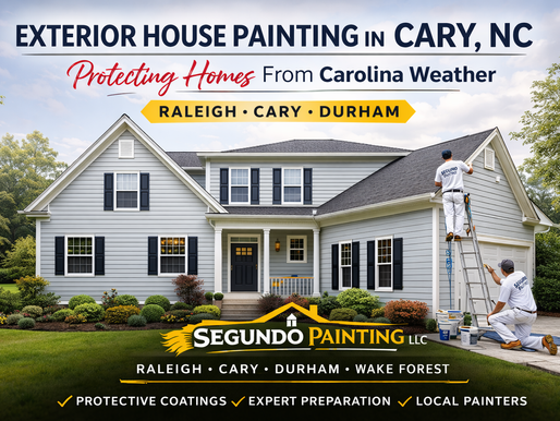 Exterior House Painting in Cary, NC: Protecting Your Home From Carolina Weather