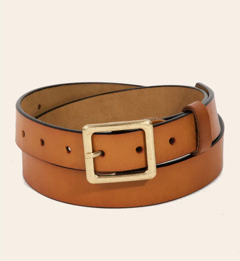 Brown Leather Belt