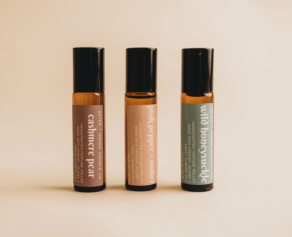 Thumbnail: Aster + Indigo Candle Co. Perfume Oil Roller