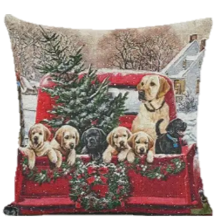 Thumbnail: Cojín Navideño – Diseño Decorativo (45×45 cm y 30×50 cm)