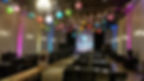 Colorful wedding / reception setup