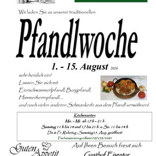 Pfandlwoche