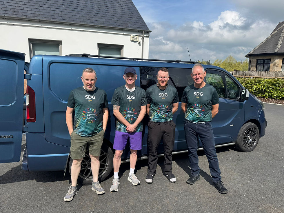 L to R: Glenn Campbell, Darragh Coyle, Michael Flood & Mark Skeath