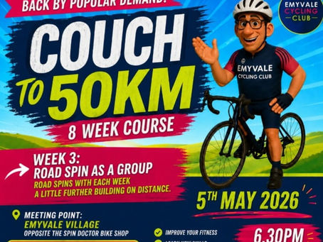 Couch to 50km with Emyvale Cycling Club