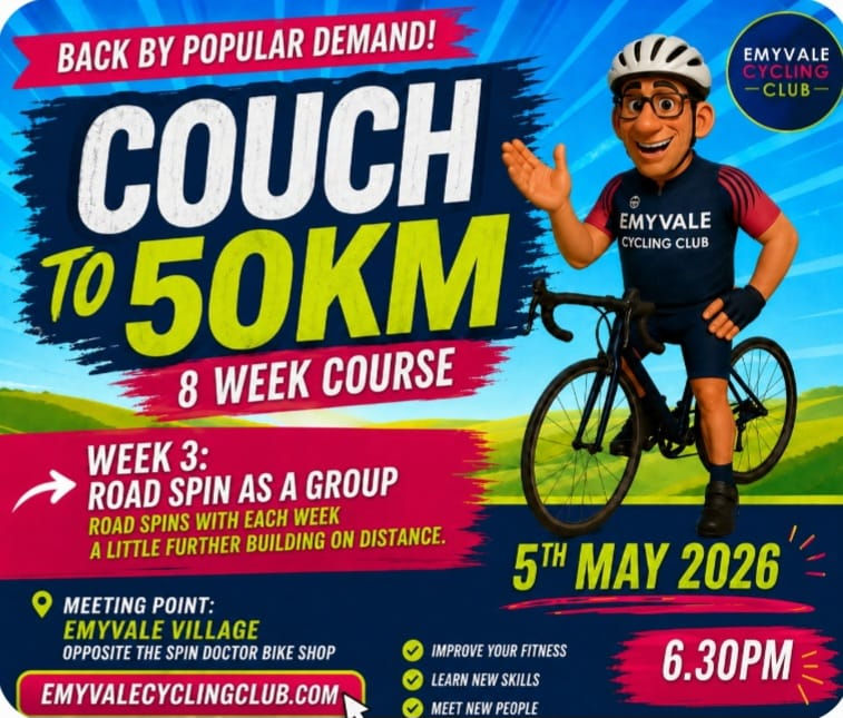 Couch to 50km with Emyvale Cycling Club