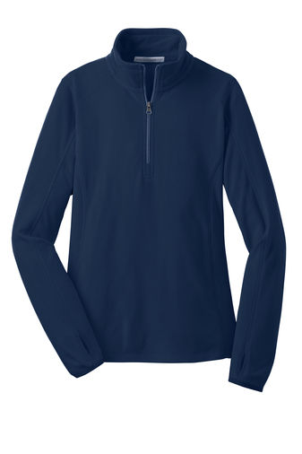 Thumbnail: P.R. Custom Name Women's Port Authority 1/2 Zip Microfleece Jacket (PR-L224C)