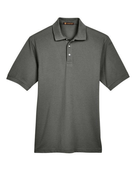 Thumbnail: Harriton Men's Easy Blend Polo