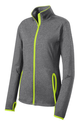 Thumbnail: Ladies Sport-Tek Wick Stretch Full Zip Jacket