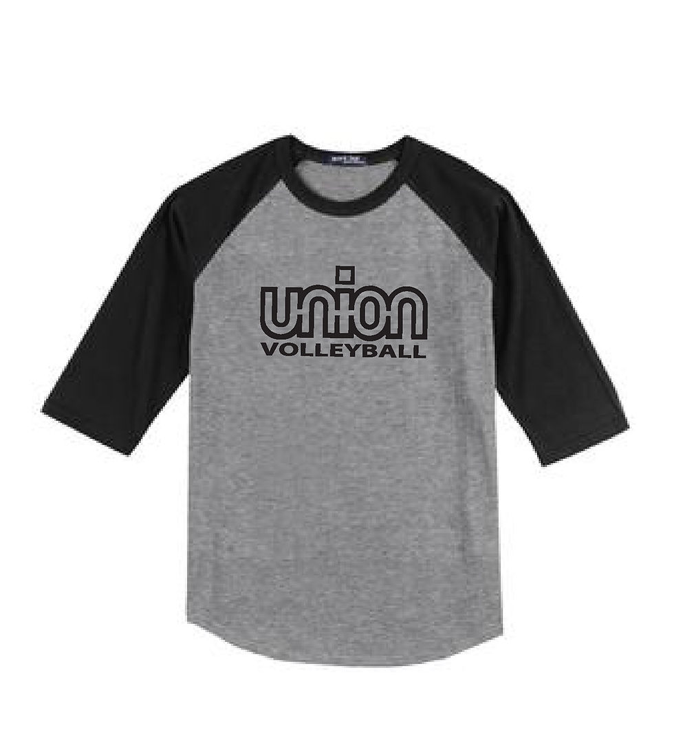 Union Logo ST Clrblck Raglan Tee (UV-T200)