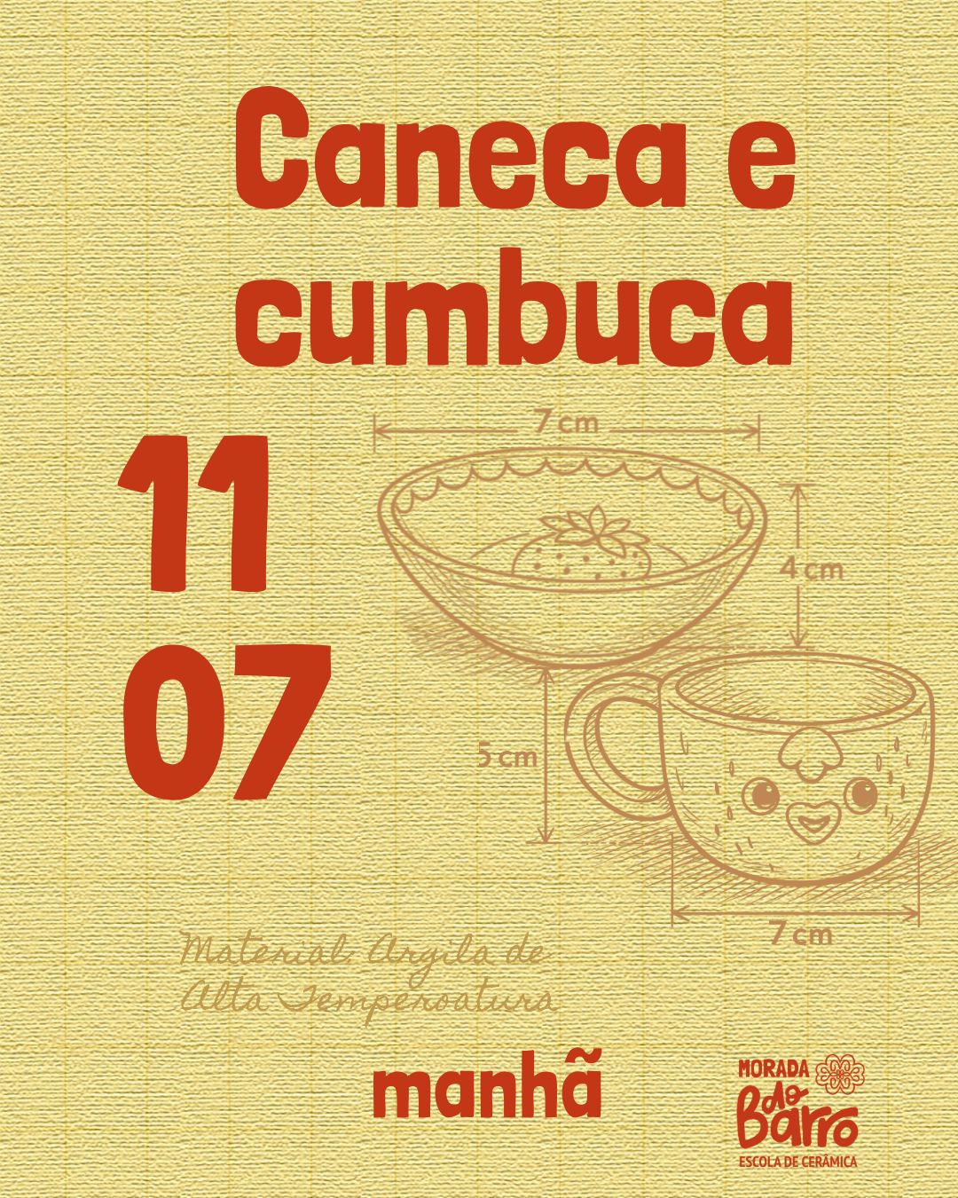 Ed.222 - Oficina de Um Dia - Caneca e Cumbuca