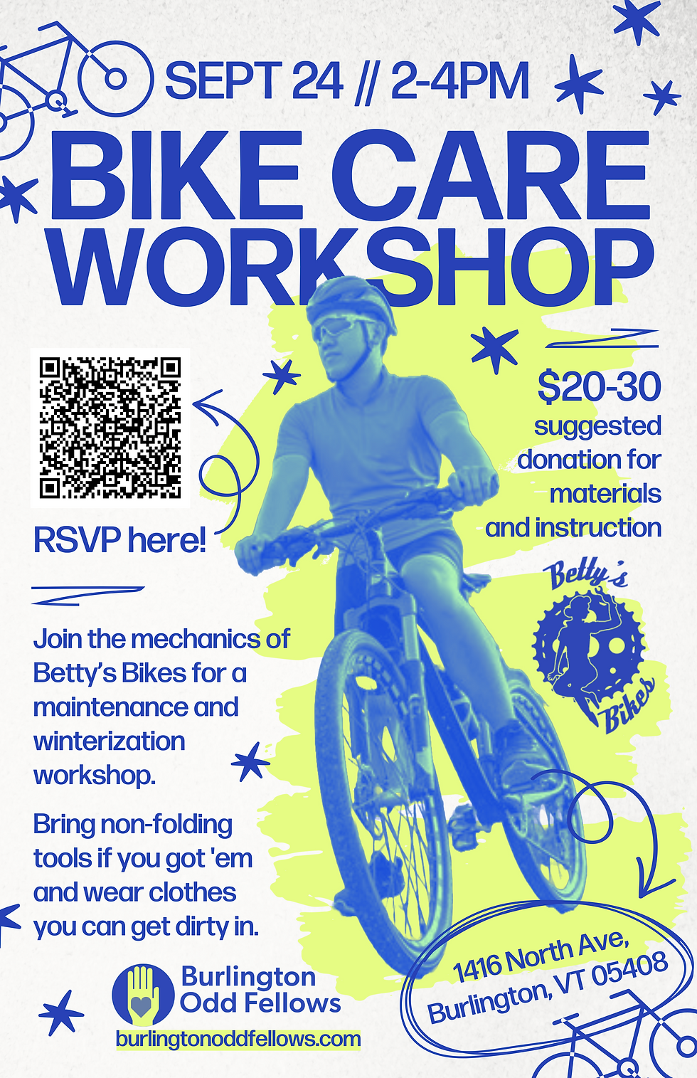 Betty's Bikes Maintenance & Winterization Workshop