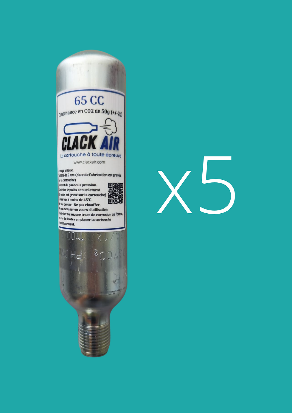 cartouche 50g 65cc airbag