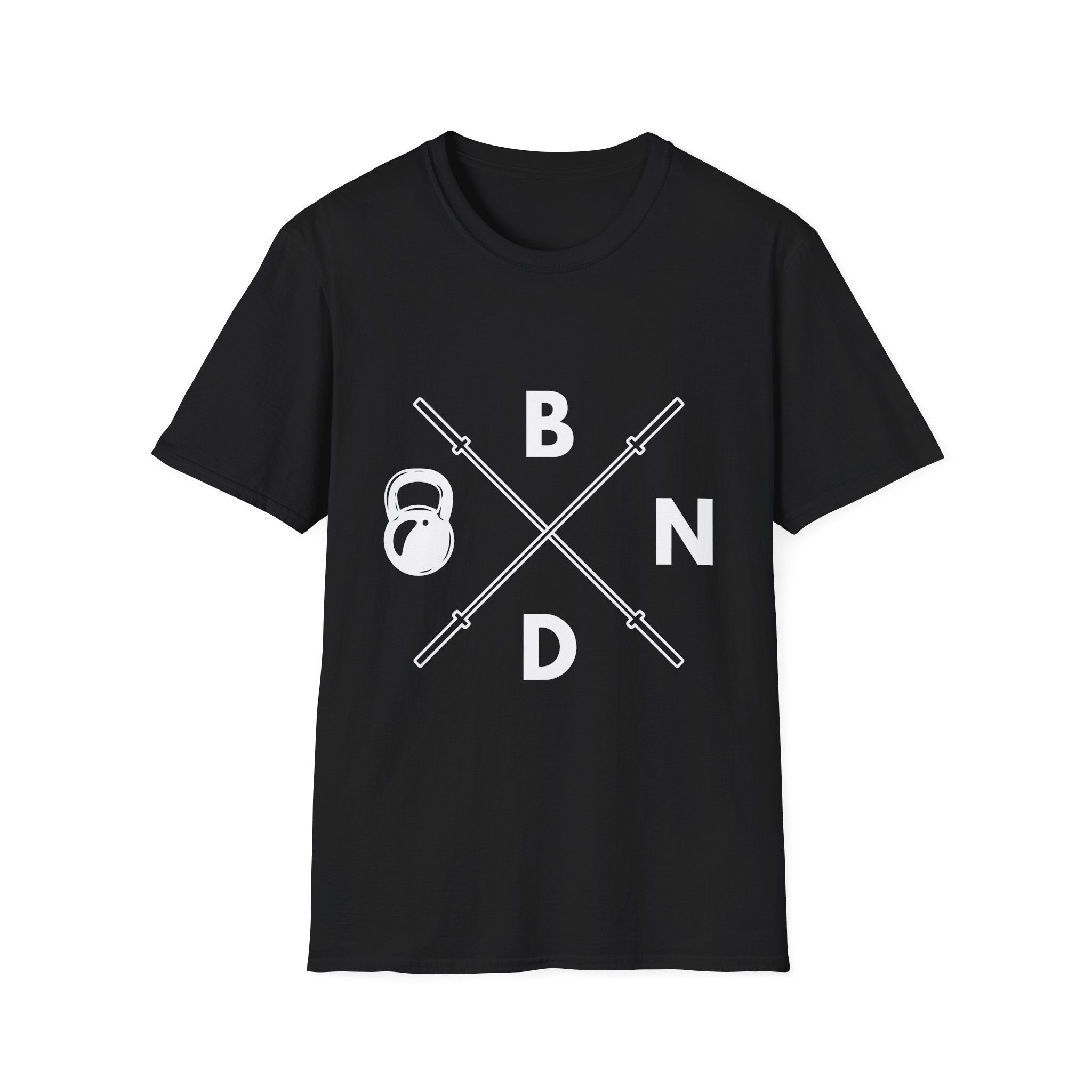 Strength Crossed Barbell T-Shirt — “Girl You’re Stronger Than You Think” Gym Tee