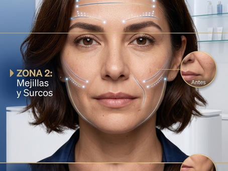 HIFU facial en San Borja: resultados reales por zonas (papada, mejillas, frente)