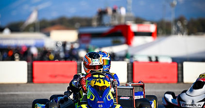Norbert Jr Plaszewski eighth in the final round of the WSK Final Cup
