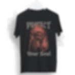 Protect Your Soul Skeleton Flame T-Shirt, Gothic Streetwear t-shirt in Mumbai,custom graphic t-shirts online,