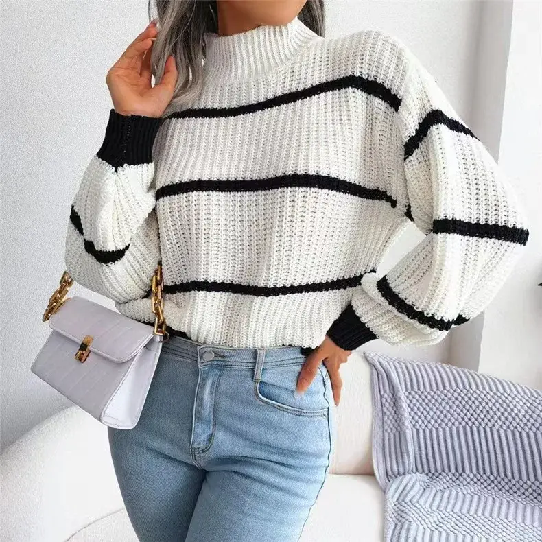 Miniatura: Women Striped Sweaters