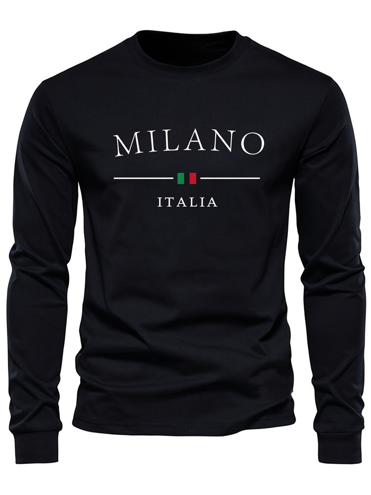 Miniatura: Men's T-shirt Loose PARIS Letters Print