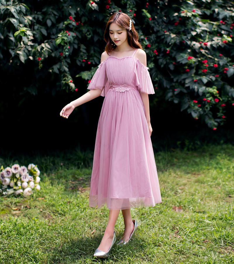 Miniatura: Women Champagne Bridesmaid Dresses