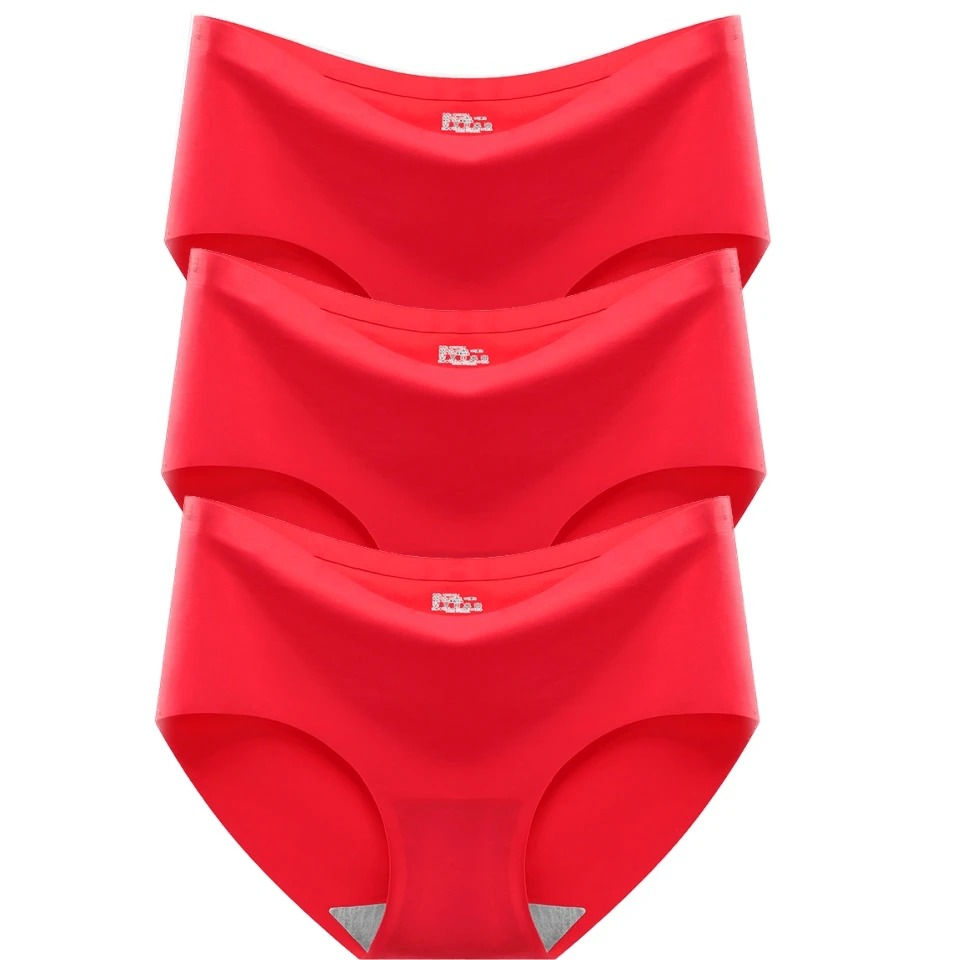 Thumbnail: Women's Ice Silk Underwear 3 Piece set