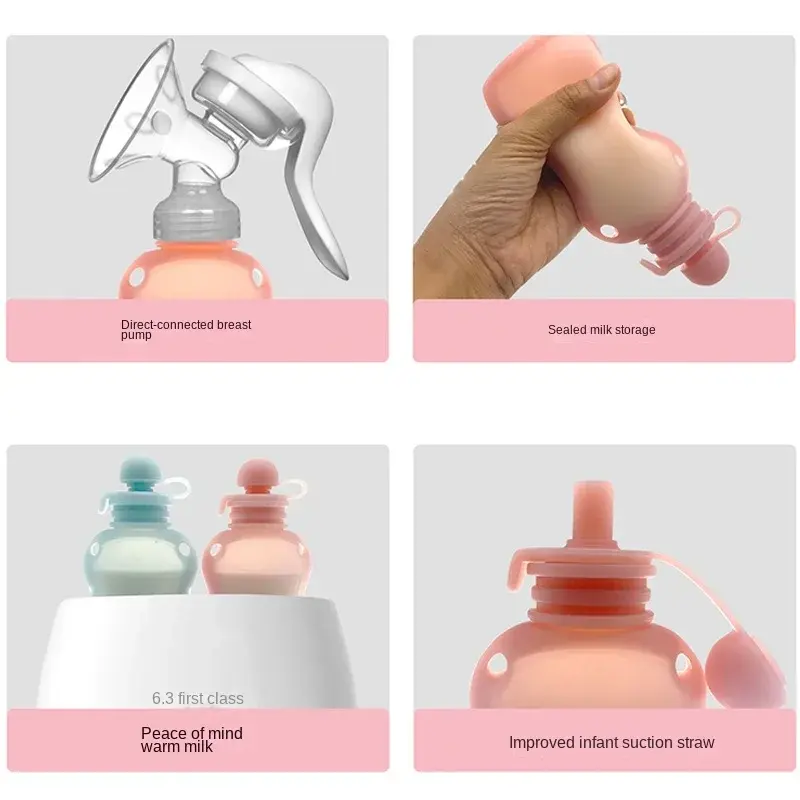 Thumbnail: Reusable Silicone Breast Milk Storage