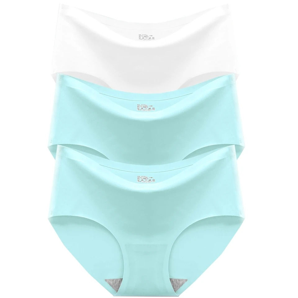Thumbnail: Women's Ice Silk Underwear 3 Piece set