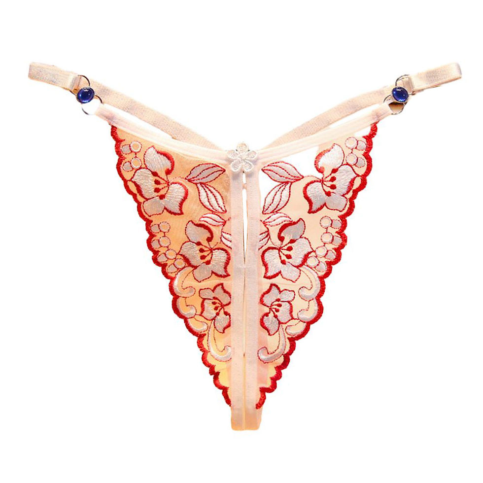 Thumbnail: Sexy Women Lace Panties Floral