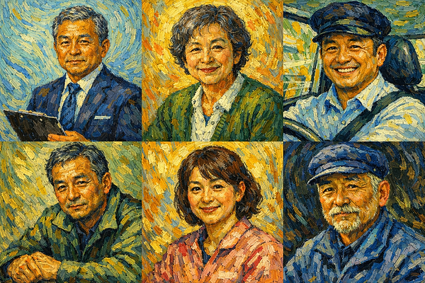 Caregiving transportation service portraits in Van Gogh style.png