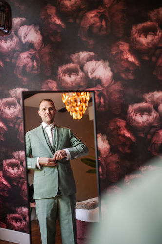Trouwfoto's bij hotel