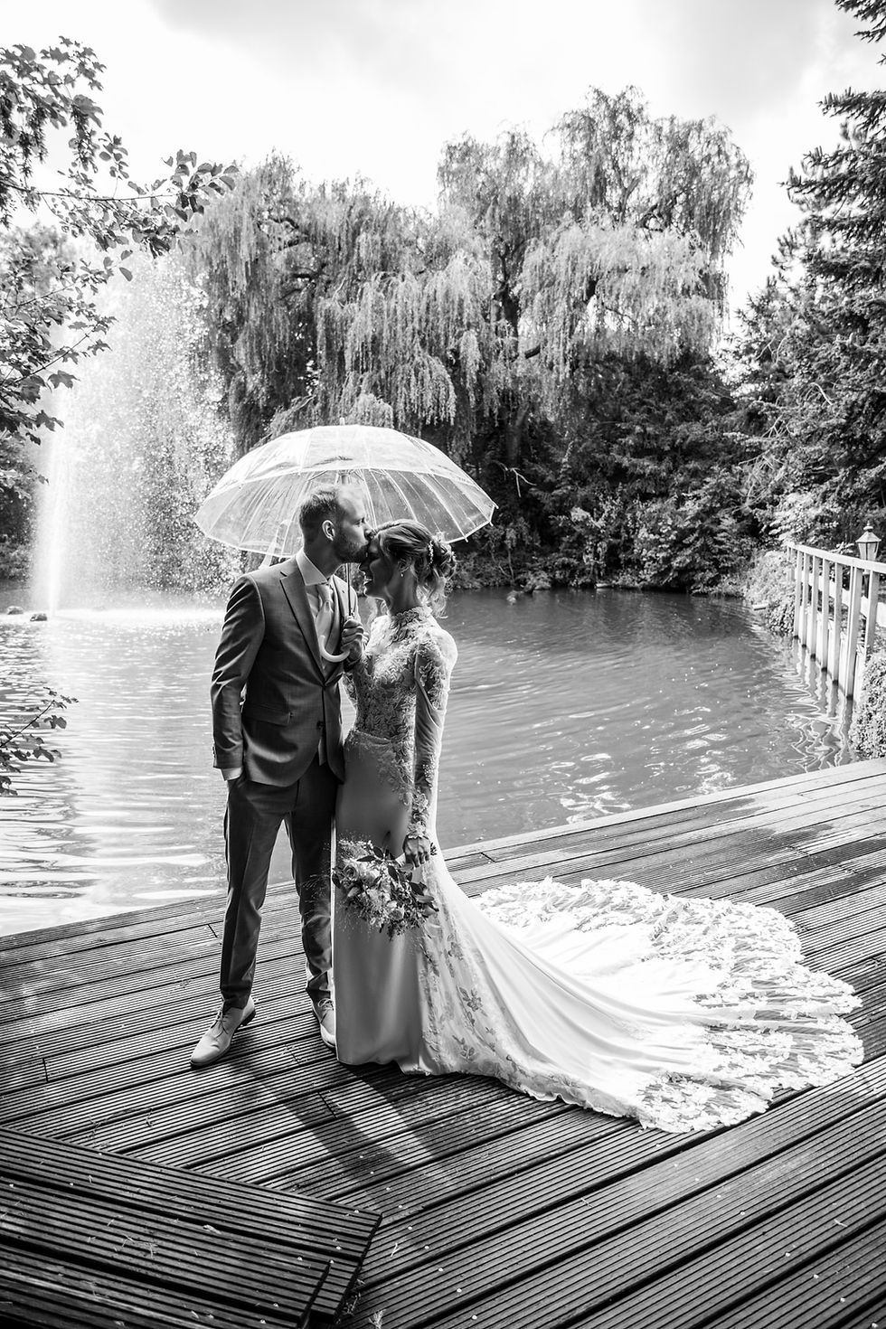 Regen op je bruiloft