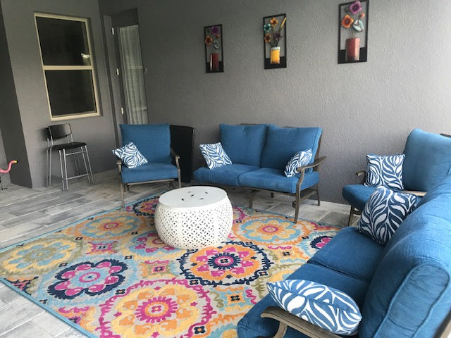 Picture of lanai at author's dream home