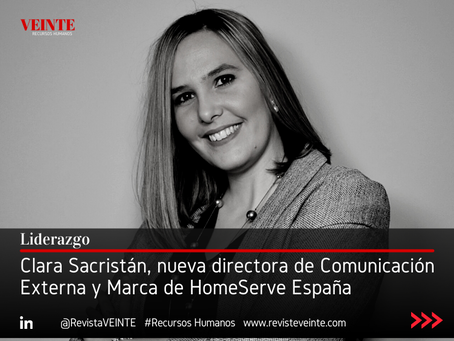 Clara Sacristán, nueva directora de Comunicación Externa y Marca de HomeServe España