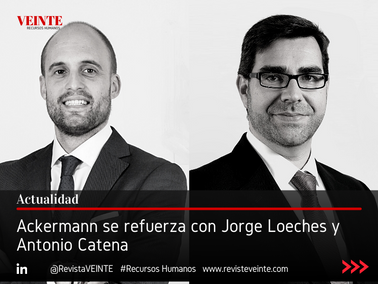 Ackermann se refuerza con Jorge Loeches y Antonio Catena