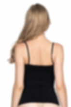 Thumbnail: 5011 - Seamless Long Undershirt Ripped Knit Cami Tank Top with Spaghetti Straps