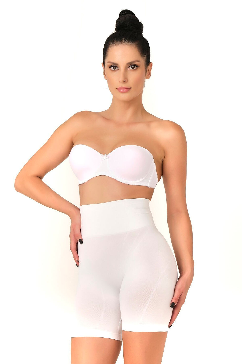 Thumbnail: 2019 - Seamless Double Layered High Waisted Panty Slip Shaping Corset with Snap