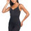 Thumbnail: 2071 - Seamless Fitted Knit Tummy Belly Bodysuit Shaper with Adjustable Straps